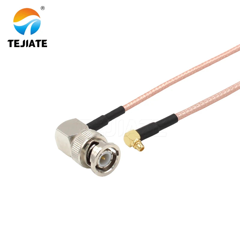 1PCS TEJIATE Adapter Cable BNC To MMCX Type BNCJW Convert MMCXJW 8-90CM 1M 1.5M 2M Length Connector RG316 Wire