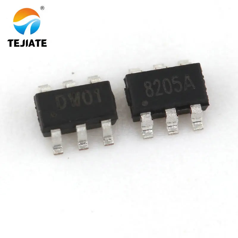 5PCS DW01A SOT23-6 8205A TSSOP8 8250A SOT23-6 lithium battery protection IC core W01A SOT23-6 8205A TSSOP8 8250A SOT23-6