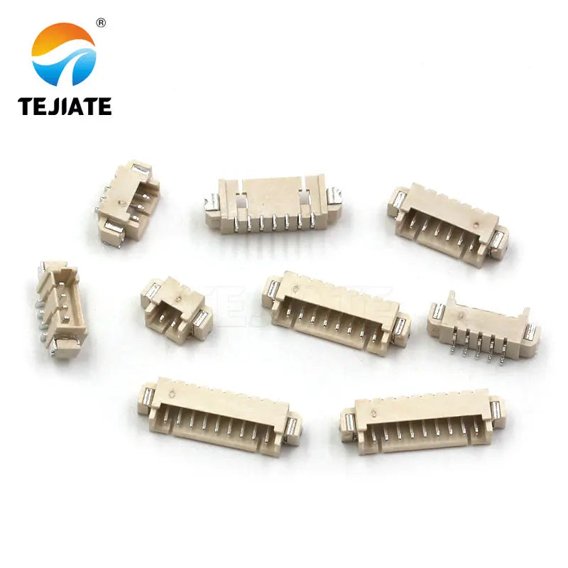50PCS Horizontal Patch Socket 1.25MM 2/3/4/5/6/7/8/9/10P SMD Strip Type Connector