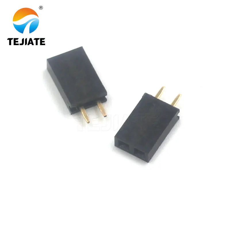 Single Row Female Header Row Female Base Pin Socket 1*2/3/4/5/6/7/8/10/12/16/20/40P Spacing 2.54MM Straight/Bent Pin