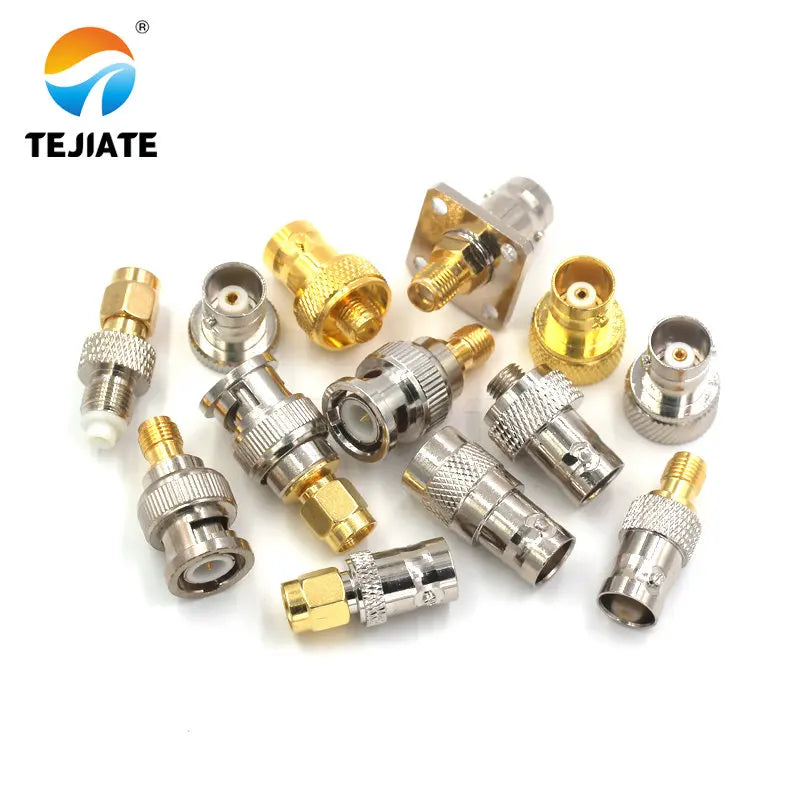 1PCS BNC Type SMA Type Adapter BNC To SMA Connector J-KRP K-KKF K-K K-J Male/Female Header Gold Plated Nickel Plated