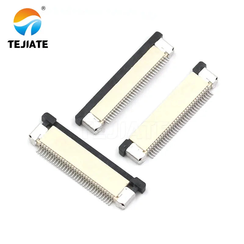 10PCS FFC/FPC Connector Flat Cable Socket 0.5MM Adapter 20/22/24/26/28/30/32/34/40/45/50/54/60P Up Drawer Type Plug Kit