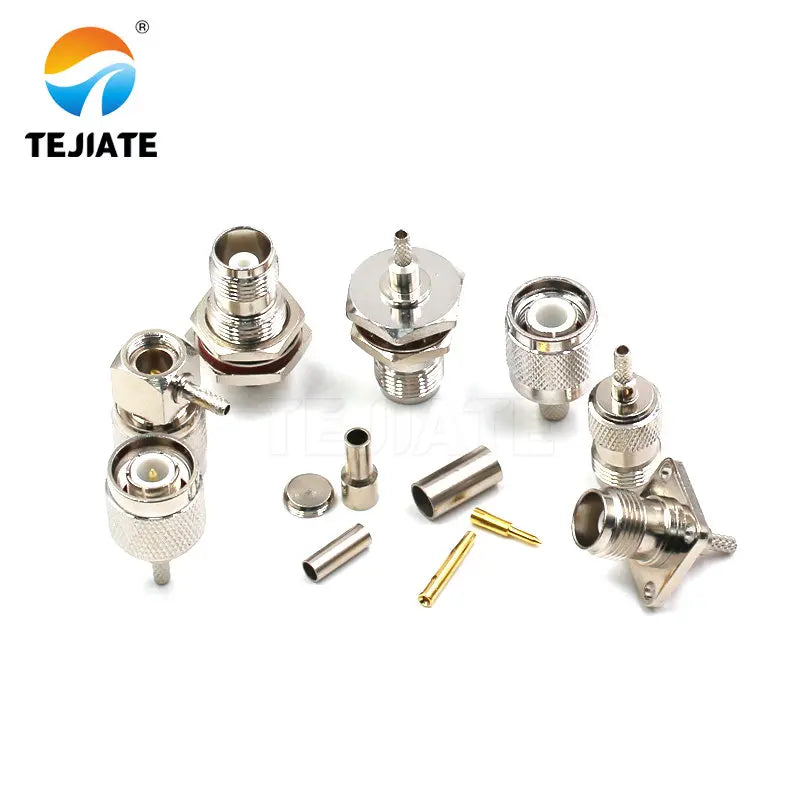 1PCS RF Connector TNC-J/KY/JW/KF TNC Male Header GPS Antenna Adapter Big 6 Corners Female Header Match For RG58/142/316
