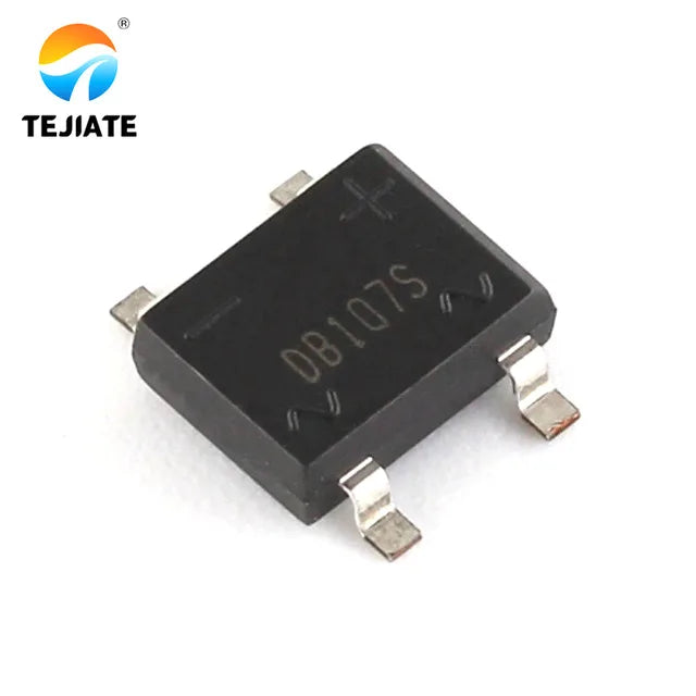MB6S MB8S MB10F DB107S DB106S Rectifier Bridge Single Phase Bridge Rectifier 0.5A1000V Bridge Reactor SOP4 DIP-4