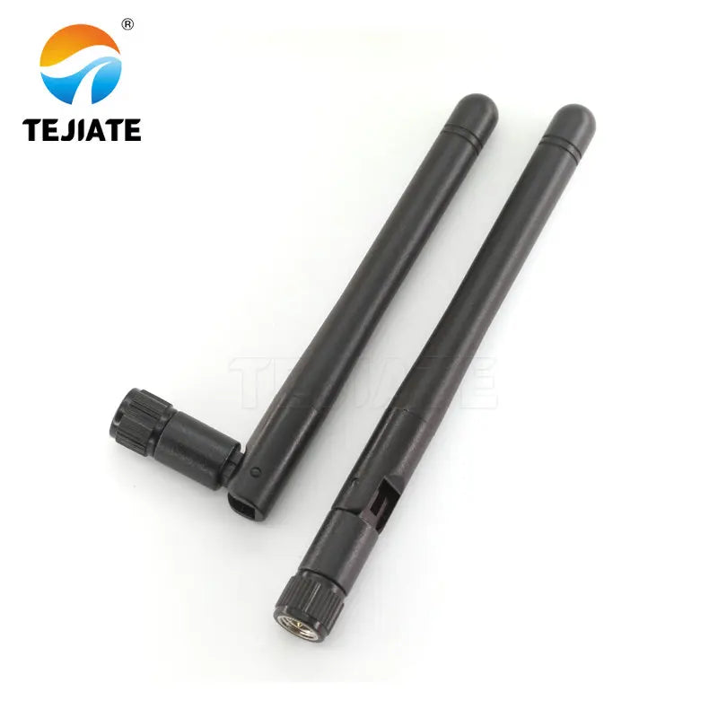 5PCS GPRS/GSM SMA 6/8/10/10.5/11CM Glue Antenna Straight/Bent Header Inner Pin/Hole Four Frequency High Gain Kit Black