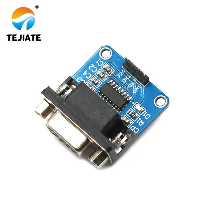 1PCS RS232 To TTL Refresh Module Generation Two Serial Port Download Line Reflesh-board MAX3232 With 4 DuPont Wires