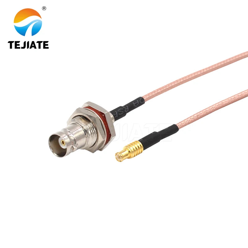1PCS TEJIATE Adapter Cable BNC To MCX Type BNCK Convert MCXJ 8-90CM 1M 1.5M 2M Length Connector RG316 Wire