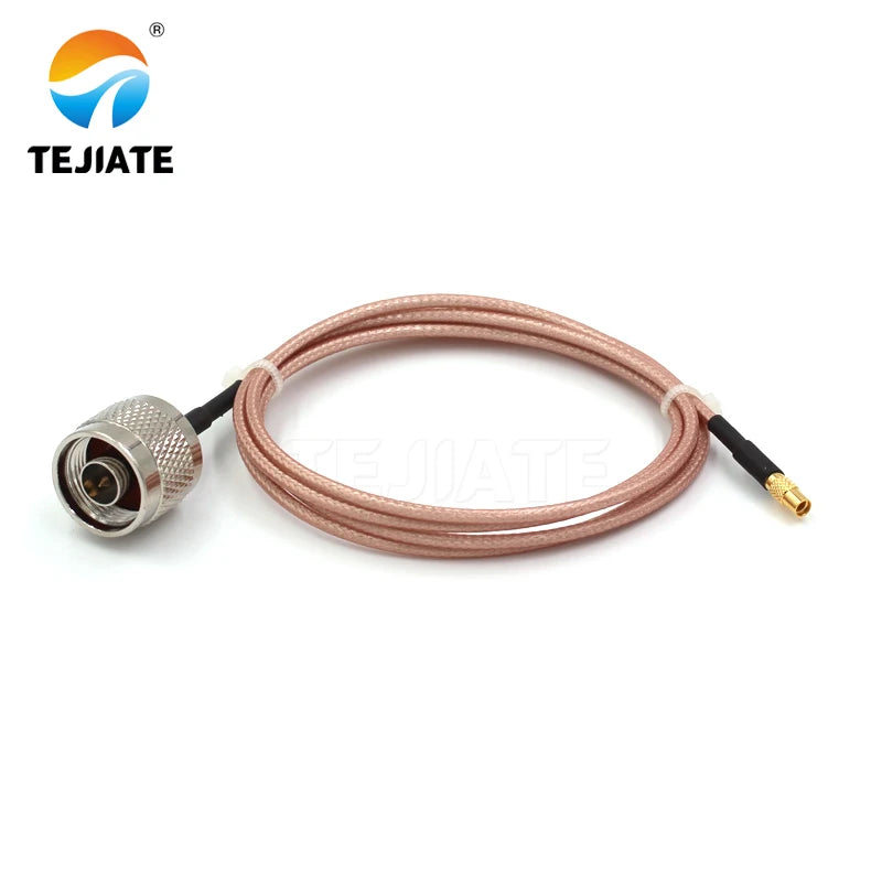 1PCS TEJIATE Adapter Cable N To MMCX Type NJ Convert MMCXK 8-90CM 1M 1.5M 2M Length Connector RG316 Wire