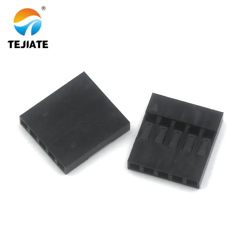 200PCS DuPont Rubber-shell  2.54mm Spacing DuPont-wire Plug  Single/Double Row 1x1/2/3/4/5/6/7/8/9/10P 2x4/5P Multiple Type