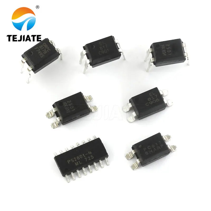 10PCS TEJIATE Optocoupler 817 Serial PC817B PC817C EL817C SOP4 DIP4 Optical Isolator SMD Directly Insert Type