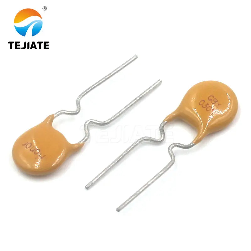 10PCS RXEF 60/72V 0.1/0.3/0.4/0.5/0.75/1.1/3A 5/10MM Pin Distance Recovery Typr PPTC Self Reset Fuse