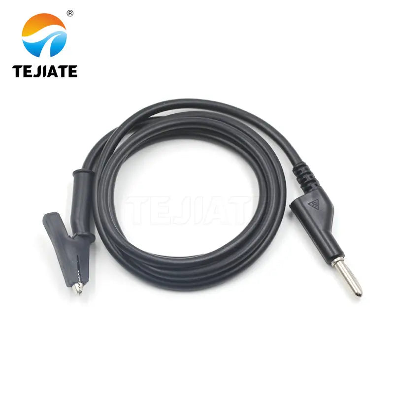 1PCS Banana Plug To Alligator Clip Power Test Line High Voltage Experimental Wire Component