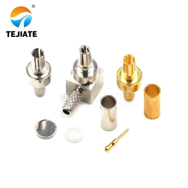 2PCS RF Connector CRC9 J/JW No Wires All Copper Gold-plated Or Nickel-plated