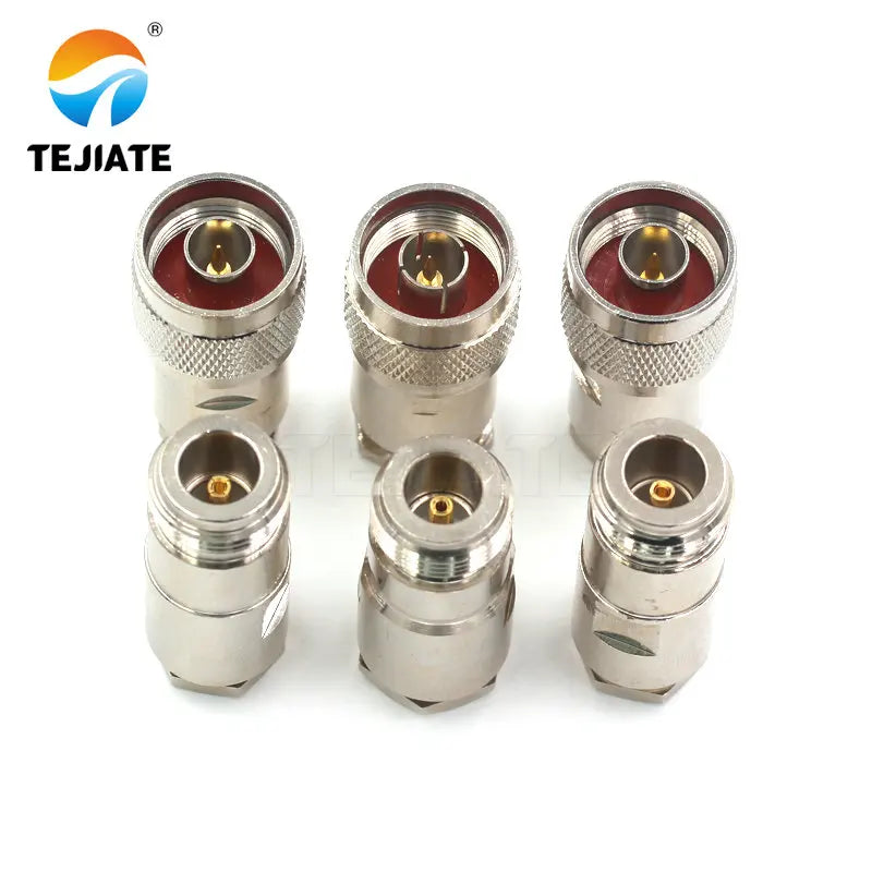 1PCS RF Connecting Header Outer Screw Inner Hole N-J-3-5-7 N-K-3-5-7 Inner Screw Inner Pin Assembled Type Adapter