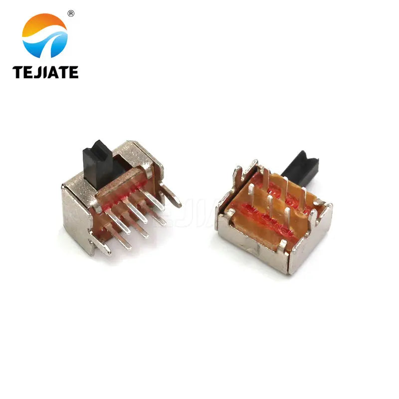 50PCS Toggle Switch MSS/SS/SK/MSK 1/2 Row Direct Insertion Horizontal  Power Microswitch Sliding 2/3gear Position Wave Band Type