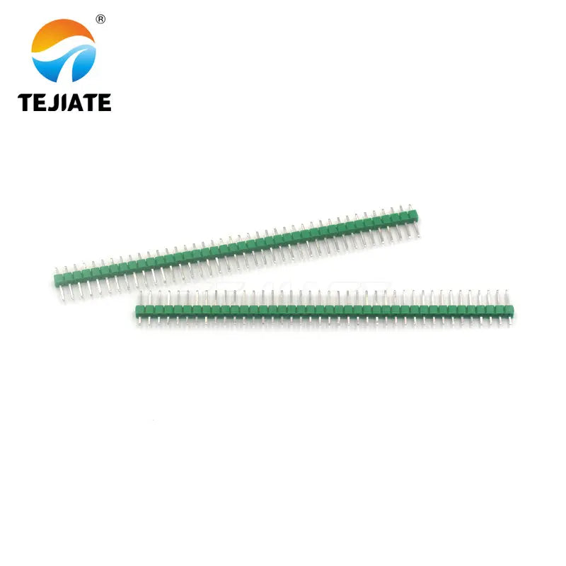 10PCS Single Row 1*40P Straight Pin Iron Foot Spacing 2.54MM Black/White/Blue/Red/Green/Yellow Plastic Connector Kit
