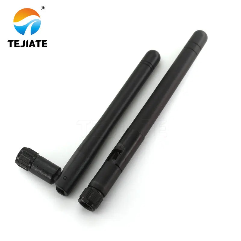 5PCS GPRS/GSM SMA 6/8/10/10.5/11CM Glue Antenna Straight/Bent Header Inner Pin/Hole Four Frequency High Gain Kit Black