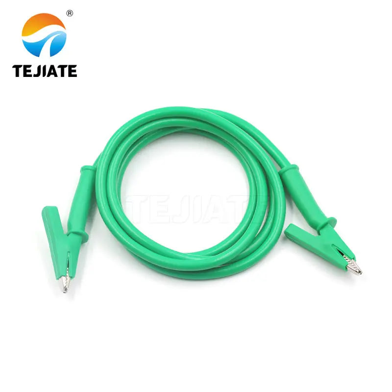 1PCS Double Header Alligator Clip Power Test Line High Voltage Experimental Wire Component