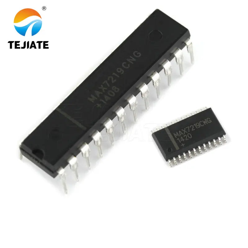 5PCS MAX7219 MAX7219CNG MAX7219CWG DIP24-line display driver  In Stock SOP