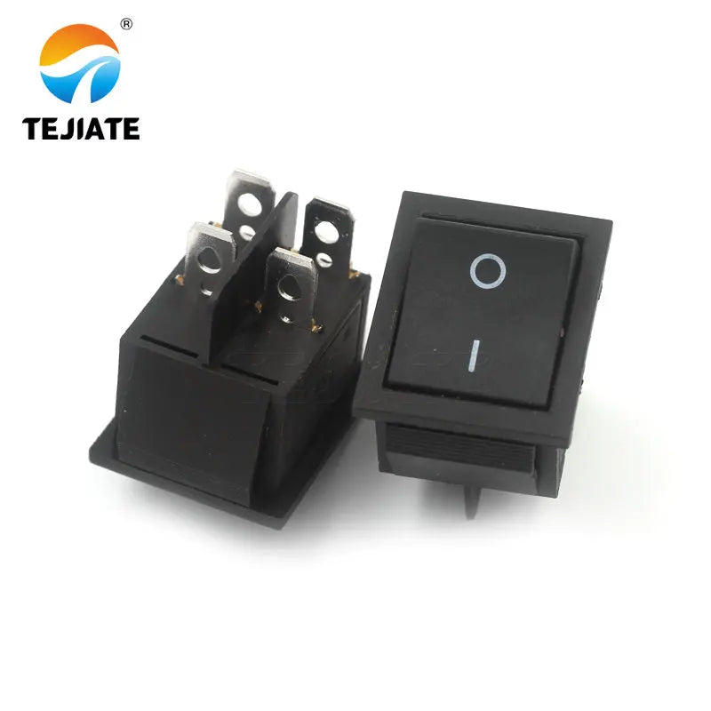 5PCS KCD4 Microswitch Electric Cooker Frying Pan Boat-type Toggle Switch Ship-type Seesaw 4/6 Feet 2/3 Gear Power Button Unit