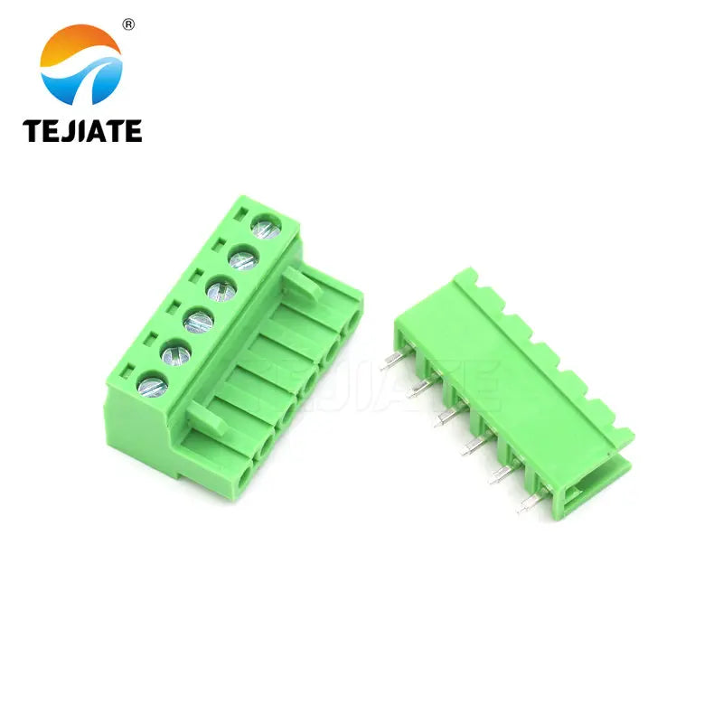 5Pairs KF2EDGK 5.08MM Plug-in Terminal PCB Connector 2/3/4/5/6/7/8/9P Straight Pin