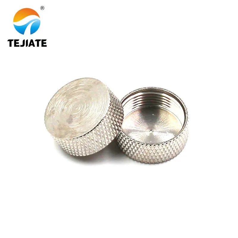 2PCS N-type UHF Dust Cap With Chains Waterproof Cover 16MM All Copper