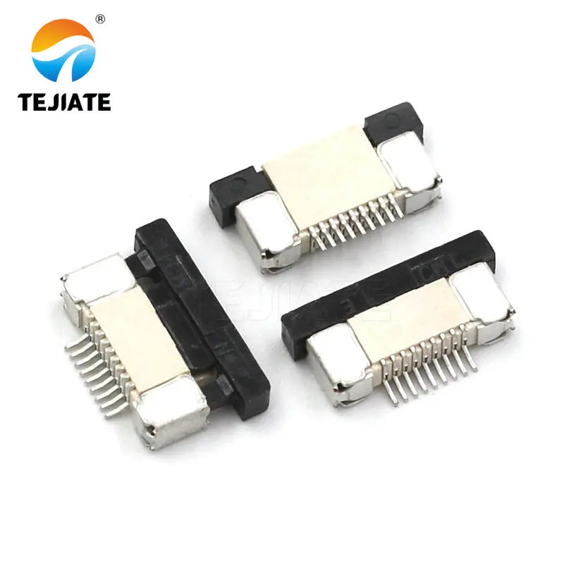 10PCS FFC/FPC Connector Flat Cable Socket 0.5MM Adapter 4/5/6/7/8/9/10/12/14/16/18/20P Down Drawer Type Plug Kit