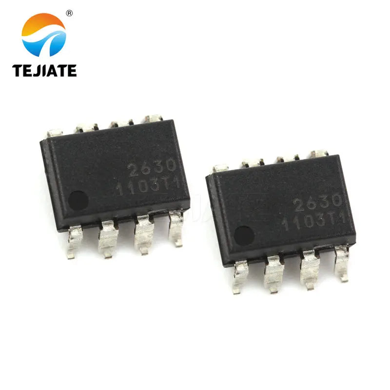 2PCS HCPL2630SD HCPL-2630 2630 high speed optocoupler package SOP8