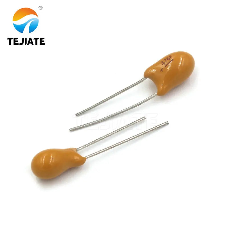 DIP Tantalum Capacitor 16v/25V 1/2.2/4.7/22/47/100UF 3.3/33uf Foot distance2.54MM