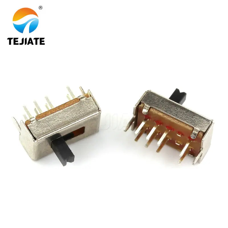 50PCS Toggle Switch MSS/SS/SK/MSK 1/2 Row Direct Insertion Horizontal  Power Microswitch Sliding 2/3gear Position Wave Band Type