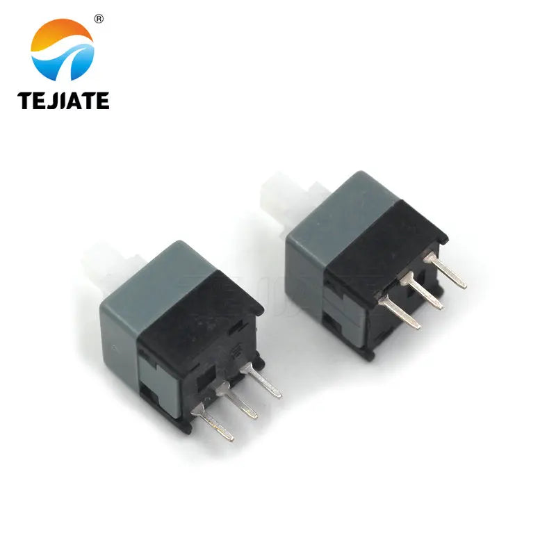 10PCS Button Switch 1/2 Row Needle Key Switch 5.8*5.8 7*7 8*8 8.5*8.5MM Self Locking/No Lock 3/6 Feet Charger Match Electronic