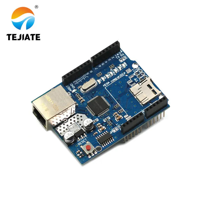 1PCS W5100 Network Interface Expansion Module SD Card Extended Edition Applicable To Arduino Ethernet Development Modular-board