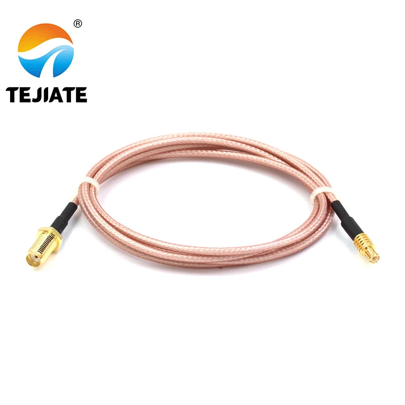 1PCS TEJIATE Adapter Cable MCX To SMA Type MCX-J Convert SMA-KY 8-90CM 1M 1.5M 2M Length Connector RG316 Wire