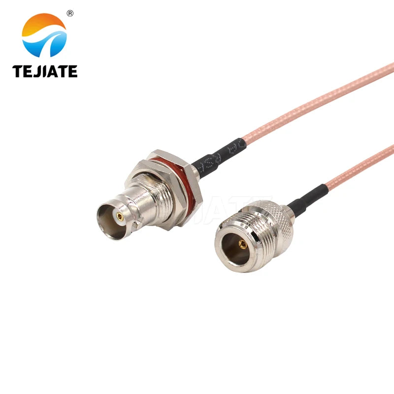 1PCS TEJIATE Adapter Cable N To BNC Type NK Convert BNCK 8-90CM 1M 1.5M 2M Length Connector RG316 Wire