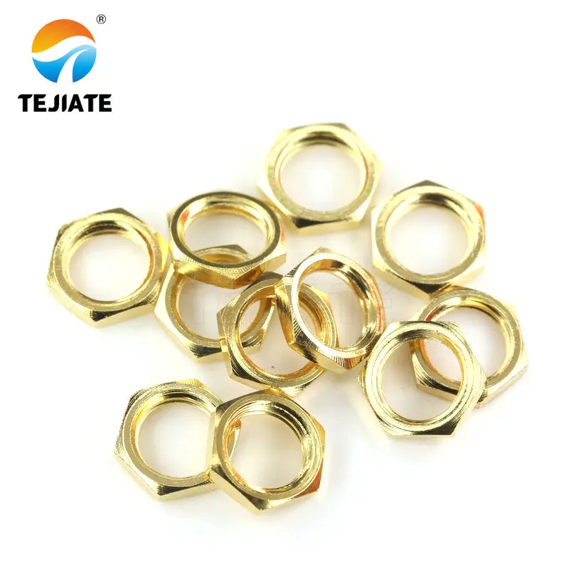 50PCS SMA Nuts 50PCS SMA Red Dust Cap Match For SMA Connector SMA Adapter