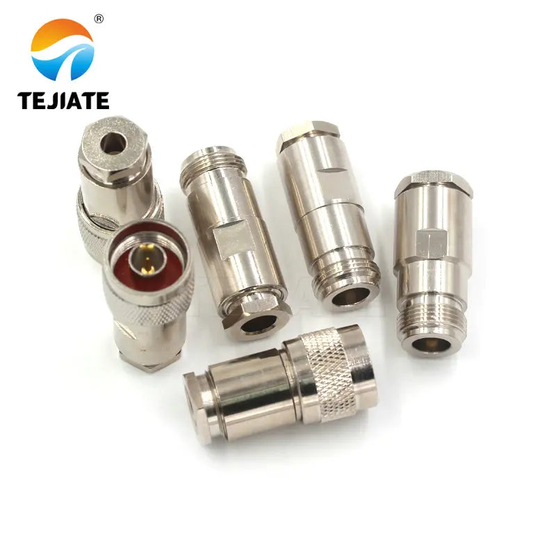 1PCS RF Connecting Header Outer Screw Inner Hole N-J-3-5-7 N-K-3-5-7 Inner Screw Inner Pin Assembled Type Adapter