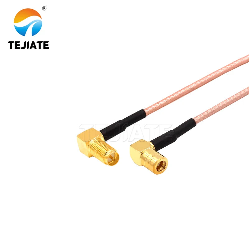 1PCS TEJIATE Adapter Cable SMB To RPSMA Type SMB-KW Convert RPSMA-KW 8-90CM 1M 1.5M 2M Length Connector RG316 Wire