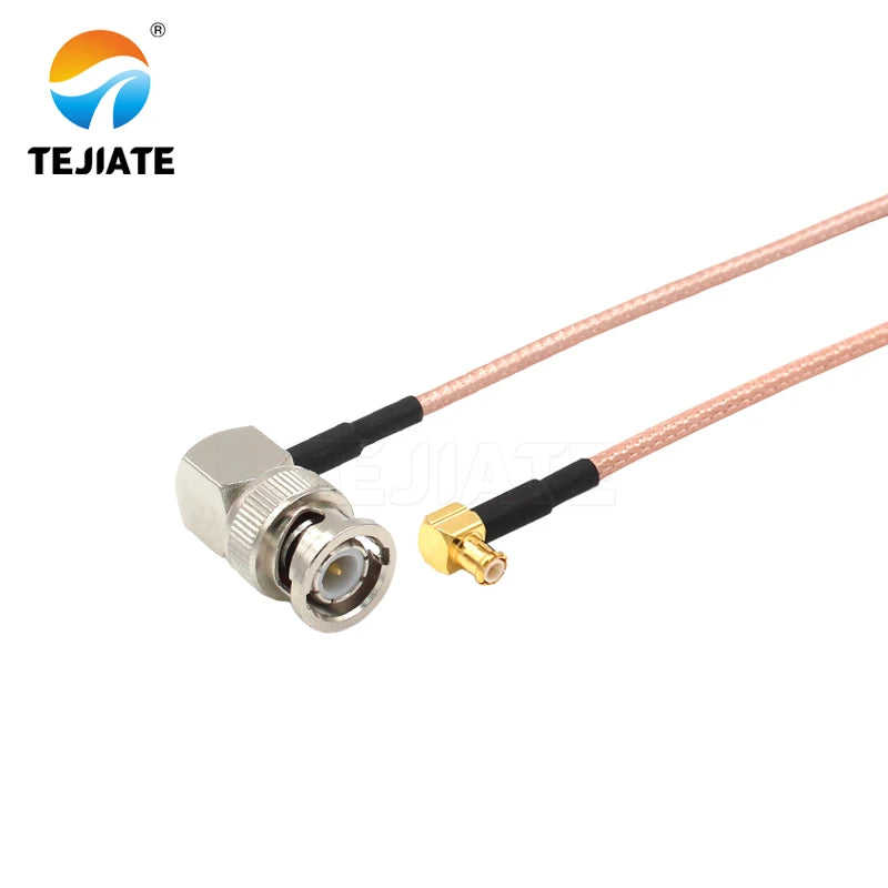 1PCS TEJIATE Adapter Cable BNC To MCX Type BNCJW Convert MCX-JW 8-90CM 1M 1.5M 2M Length Connector RG316 Wire