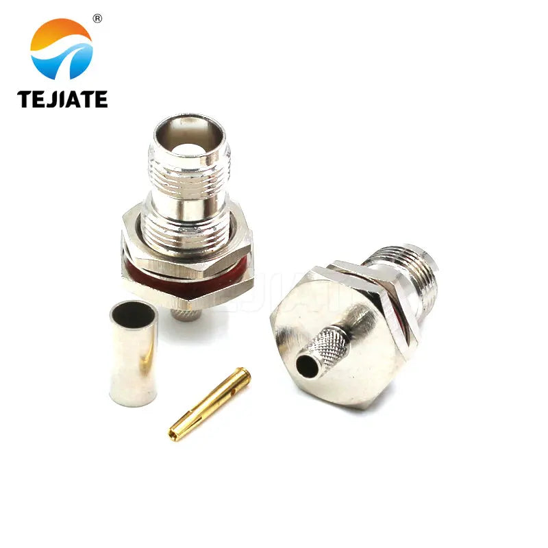 1PCS RF Connector TNC-J/KY/JW/KF TNC Male Header GPS Antenna Adapter Big 6 Corners Female Header Match For RG58/142/316
