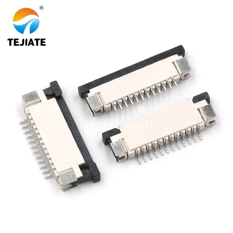 10PCS FFC/FPC Connector Flat Cable Socket 1.0MM Adapter 4/5/6/8/9/10/12/14/15P Up Drawer Type Plug Kit