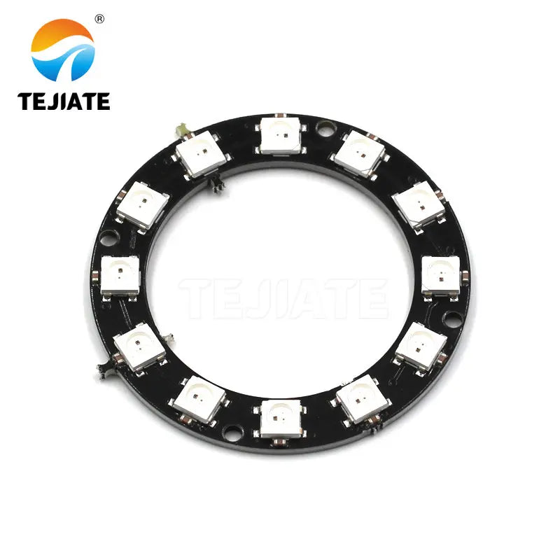 1PCS WS2812B 5050 RGB LED Built In Color Function Drive 8/12Bit Magic Light Development Board Module Lattice LED Modular Unit