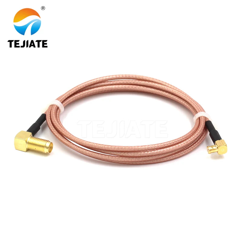 1PCS TEJIATE Adapter Cable MCX To SMA Type MCXJW Convert SMAKW 8-90CM 1M 1.5M 2M Length Connector RG316 Wire