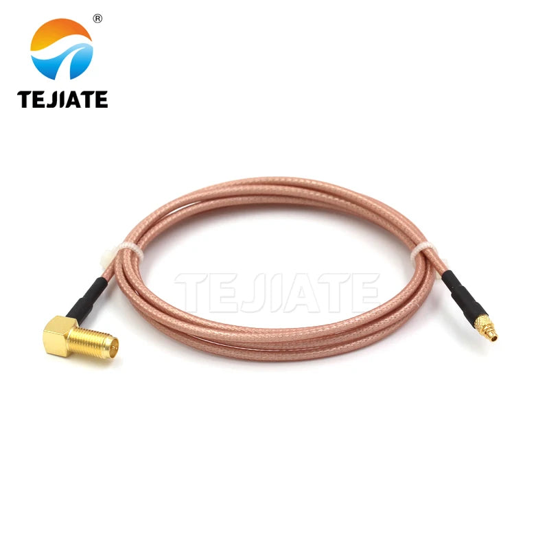 1PCS TEJIATE Adapter Cable MMCX To RPSMA Type MMCX-J Convert RPSMA-KW 8-90CM 1M 1.5M 2M Length Connector RG316 Wire