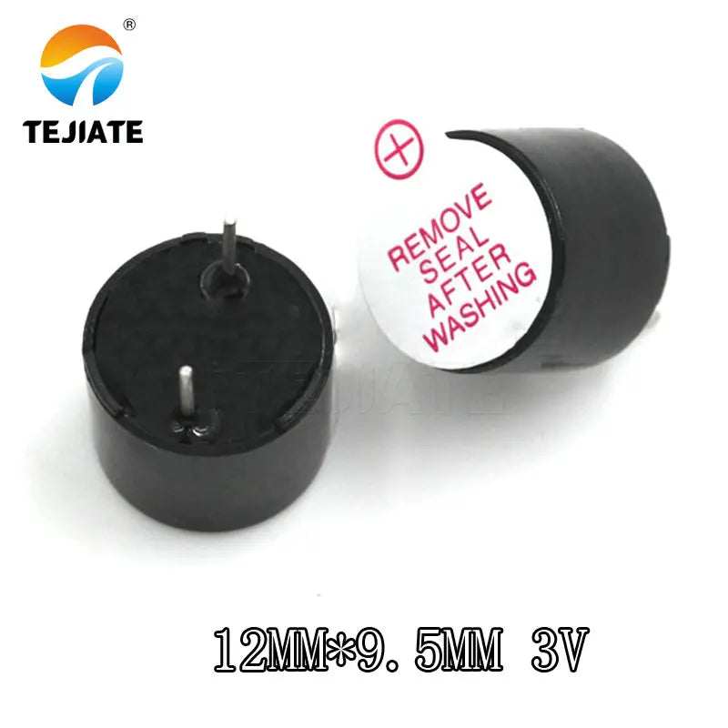 10pcs 12095 3v Active Buzzer Magnetic Long Continous Beep Tone 12*9.5mm