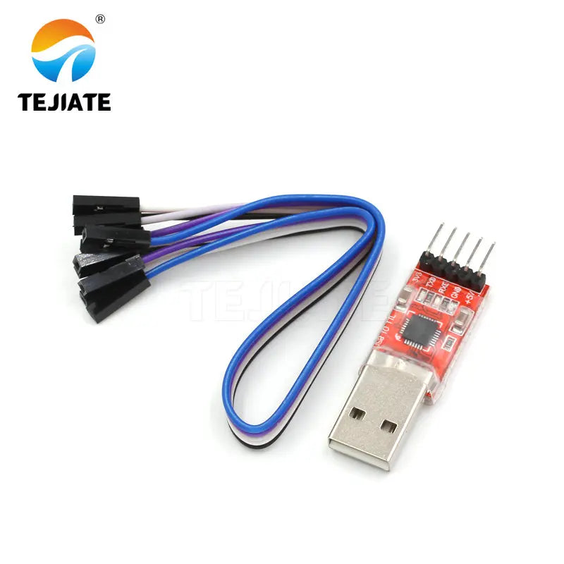 1PCS CP2102-USB To TTL-USB To Serial Port Module UART STC Downloader With 5 DuPont Lines
