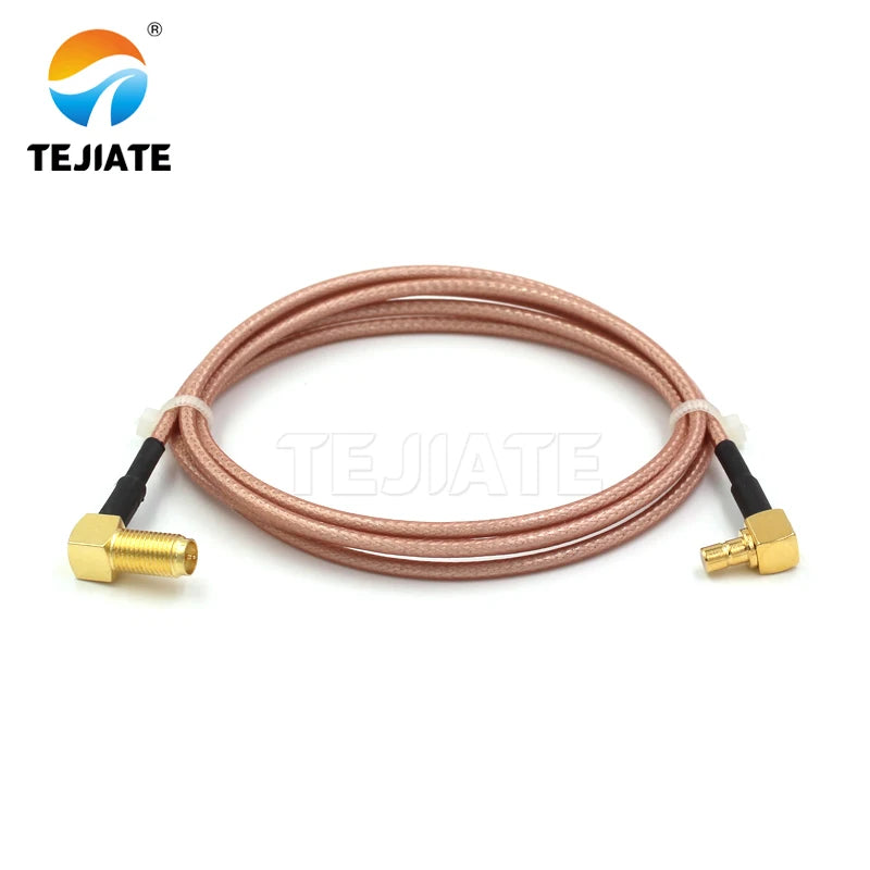 1PCS TEJIATE Adapter Cable SMB To RPSMA Type SMB-JW Convert RPSMA-KW 8-90CM 1M 1.5M 2M Length Connector RG316 Wire