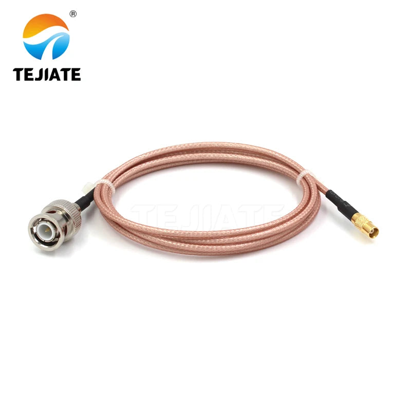 1PCS TEJIATE Adapter Cable MCX To BNC Type MCXK Convert BNCJ 8-90CM 1M 1.5M 2M Length Connector RG316 Wire