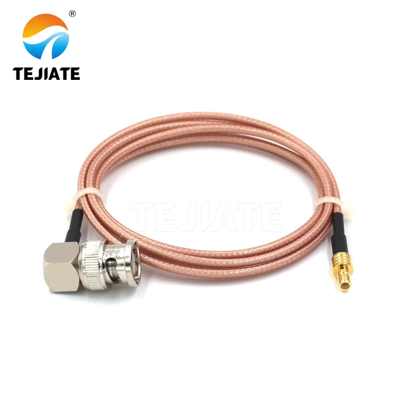 1PCS TEJIATE Adapter Cable BNC To SMB Type BNCJW Convert SMBJ 8-90CM 1M 1.5M 2M Length Connector RG316 Wire