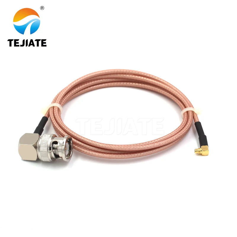 1PCS TEJIATE Adapter Cable BNC To MMCX Type BNCJW Convert MMCXJW 8-90CM 1M 1.5M 2M Length Connector RG316 Wire