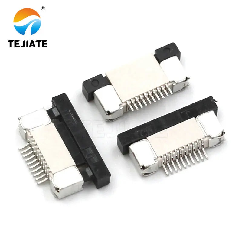 10PCS FFC/FPC Connector Flat Cable Socket 0.5MM Adapter 4/5/6/7/8/9/10/12/14/16/18/20P Down Drawer Type Plug Kit